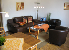 Ferienwohnung Wohnzimmer Laboe