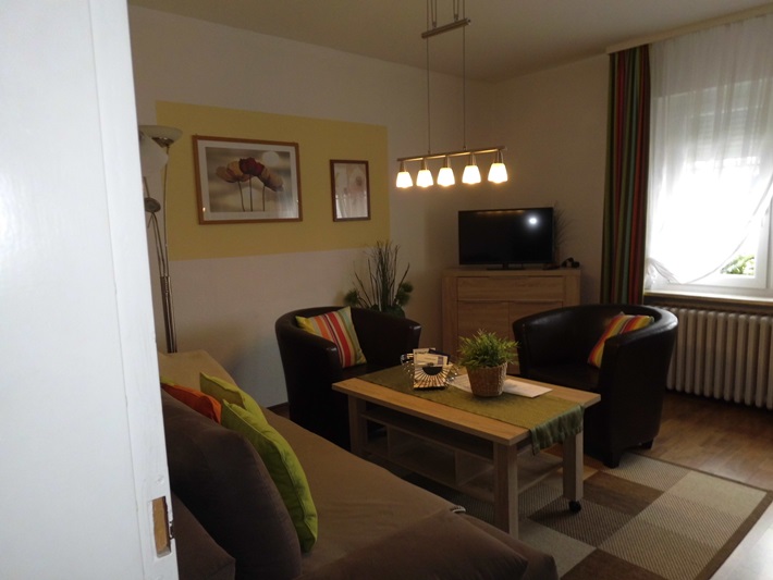 Wohnzimmer Ferienwohnung 1 Laboe