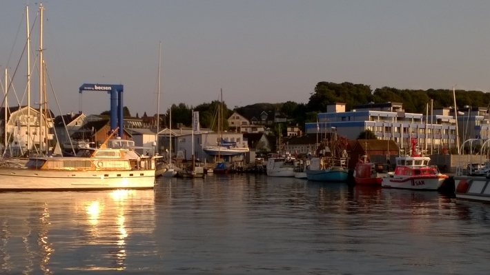 Hafen nahe Ferienhaus Ostsee