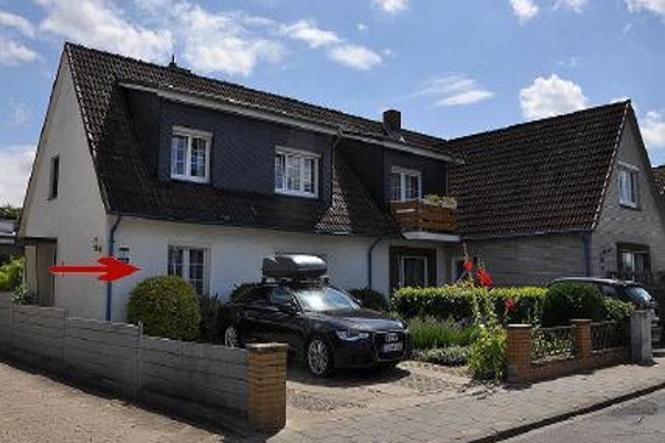 Lage der Wohnung im Ferienhaus Ostsee