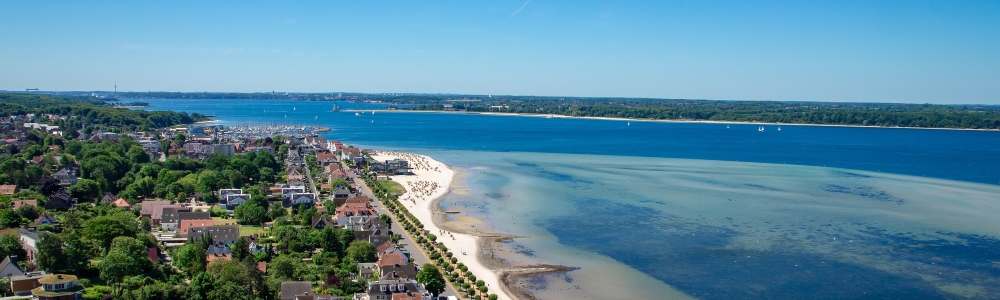 Panoramablick auf Laboe